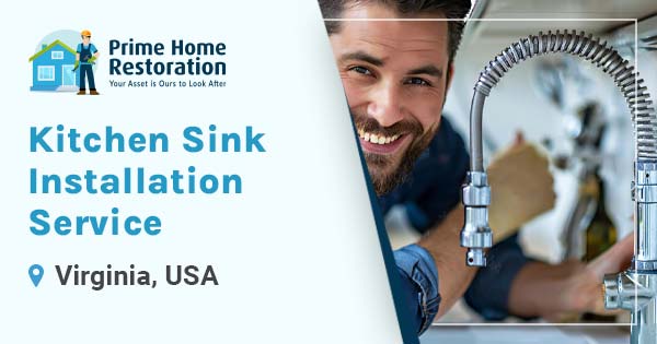 Kitchen Sink Installation Service in Virginia, USA